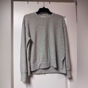 Z Supply Light Gray Women's Crew Neck Sweatshirt